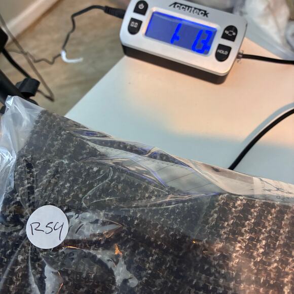 Zara Wool Blend Tweed Pants Slacks Plaid Wide Leg Prep Brown Old Money Classic 8 - Picture 15 of 15